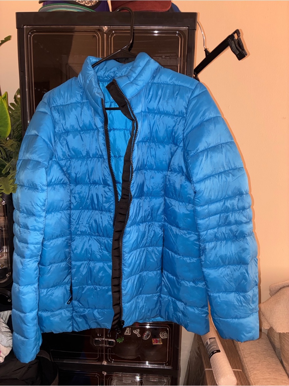 32 Degrees Women’s Bright Blue Quilted Puffer Jacket
